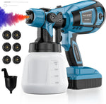 Cordless Paint Sprayer gun with Double Battery