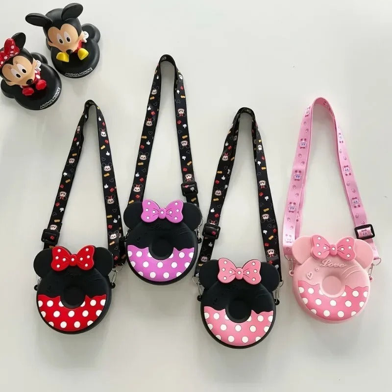 Cute Mickey Disney Crossbody Bag Bowknot Minnie