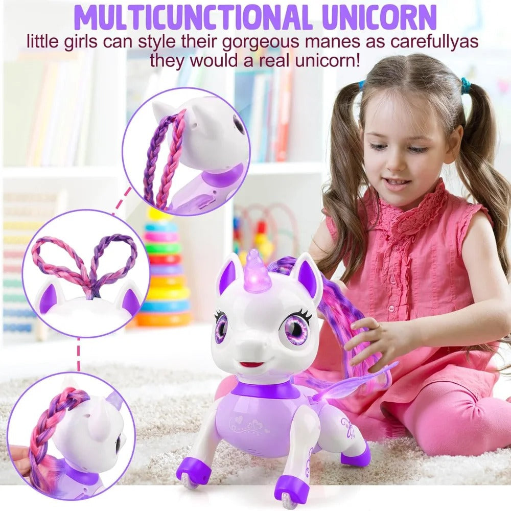 Unicorn Toys for Girls, Remote Control Robot Toys, Dancing Pets